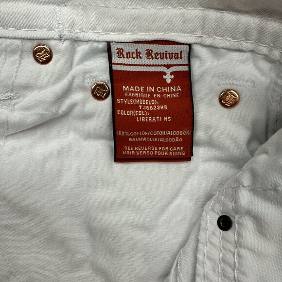 Reworked Rock Revival Liberati Denim Shorts (29) - Picture 11 of 11